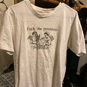 (SOLD)Supreme “Fuck the President” T-shirt